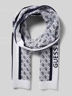 Guess Gebreide muts met labelstitching model 'SEVYN'