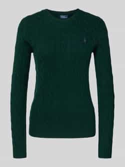 Polo Ralph Lauren Shirt met lange mouwen in gebreide look met kasjmier model 'KIMBERLY'