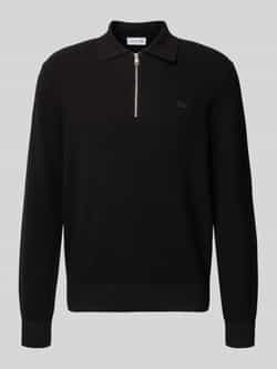 Lacoste Regular fit gebreide pullover in wafellook