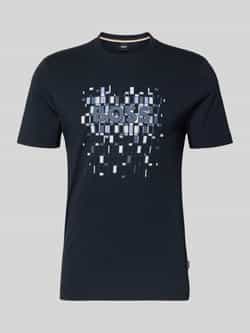 Boss Regular fit T-shirt van puur katoen model 'THOMPSON'