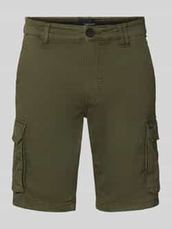 Blend Regular fit korte broek met cargozakken