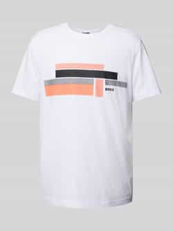 BOSS Green T-shirt met labelprint