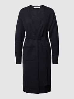 MaxMara Leisure Lange cardigan met strikceintuur model 'GABON'