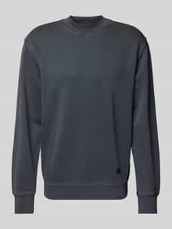 Calvin Klein Sweatshirt WASHED WOVEN LABEL CREW NECK
