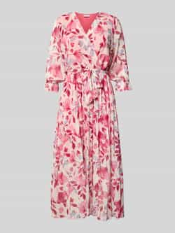 ZABAIONE Midi-jurk met V-hals