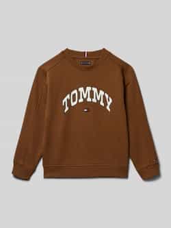 Tommy Hilfiger Kids Regular fit sweatshirt van katoenmix