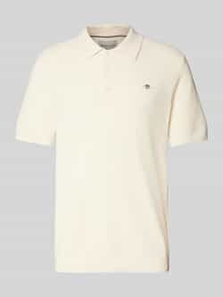Gant Regular fit poloshirt met structuurmotief