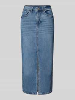 Vila Jeansrok met loopsplit model 'JAF'