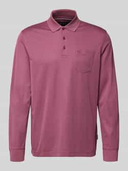 Bugatti Poloshirt met labelstitching