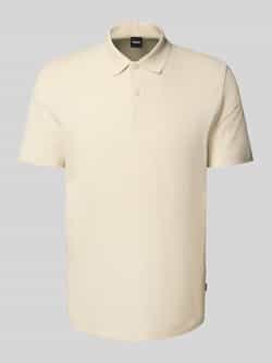 Boss Regular fit poloshirt van katoenmix