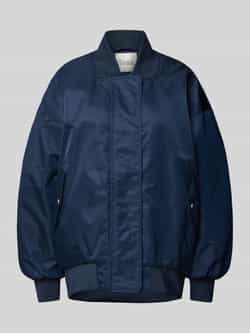 My Essential Wardrobe Donker Saffierblauwe Bomberjack Blue Dames