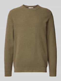 Selected Homme Gebreide pullover met structuurmotief model 'ROSS'