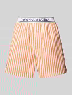 Polo Ralph Lauren Regular fit korte pyjamabroek met elastische band met label