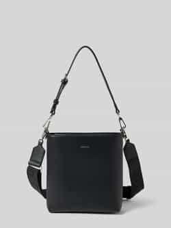 CK Calvin Klein Schoudertas in leerlook model 'CK MUST'