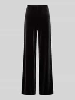 Christian Berg Woman Selection Straight leg fluwelen broek met elastische band