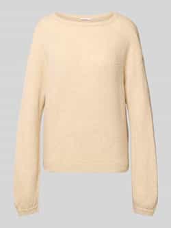 Opus Gebreide pullover met ronde hals model 'Pemine'