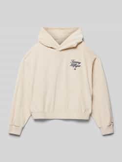 Tommy Hilfiger Teens Hoodie met logostitching model 'SCRIPT'
