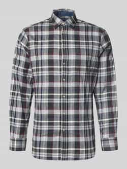 Christian Berg Men Regular fit vrijetijdsoverhemd met kentkraag