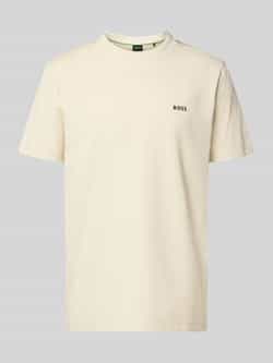 BOSS Green Regular fit T-shirt van katoenmix model 'TEE'
