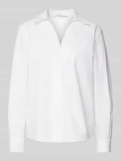 LANIUS Regular fit blouse met platte kraag
