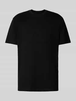 Armani Exchange T-shirt met geribde ronde hals