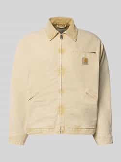Carhartt Work In Progress Jack met platte kraag en ritssluiting