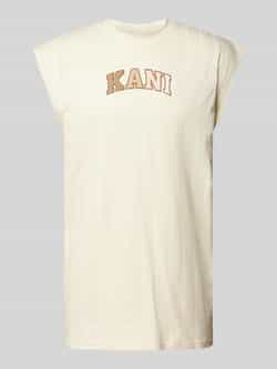 Karl Kani Tanktop met labelprint model 'Serif'