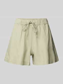 Only Loose fit korte broek van een mix van viscose en linnen model 'CARO'