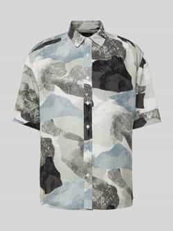 Only & Sons Regular fit vrijetijdsoverhemd met all-over motief model 'BUD'