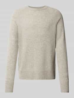 CK Calvin Klein Gebreide pullover van wol met deelnaden model 'LUXURY'