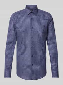 Boss Slim fit zakelijk overhemd met kentkraag model 'Hank'