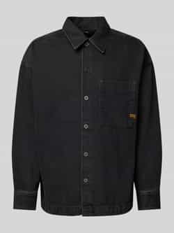 G-Star Raw Boxy fit jeansoverhemd met labeldetail