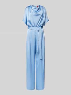 HUGO Regular fit jumpsuit van satijn model 'KASMINA'