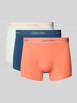 Calvin Klein Underwear Boxershort met logostitching in een set van 3 stuks model 'Relaxed'