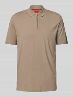 HUGO Regular fit poloshirt met labelpatch model 'Dekok'