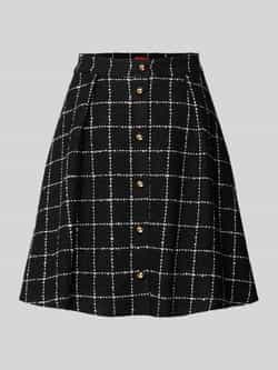 HUGO Uitlopende minirok met viscose model 'RIKLA-1'