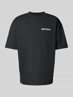 Multiply Apparel Oversized T-shirt met labelprint