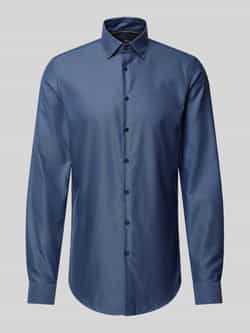 Jake*s Slim fit zakelijk overhemd met extra lange mouwen en kentkraag