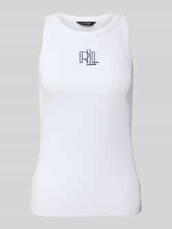 Lauren Ralph Lauren Tanktop met labelstitching model 'TONASHA'