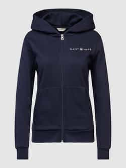 Gant Print Sweatjacke Blue Heren