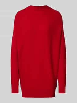 Zero Oversized gebreide pullover van viscosemix met opstaande kraag
