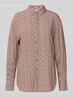 Christian Berg Woman Regular fit overhemdblouse van viscose met grafisch motief