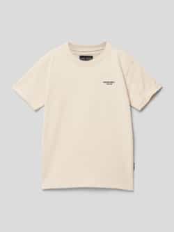 Cars T-shirt AFORTY zand Beige Jongens Katoen Ronde hals Effen 152
