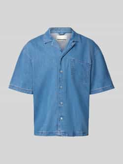 ARMEDANGELS Oversized jeansoverhemd van een mix van katoen en lyocell