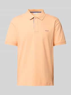 Gant Regular fit poloshirt met labelstitching