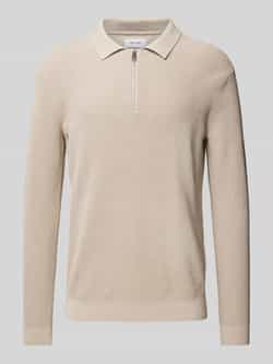 Only & Sons Gebreide pullover met korte ritssluiting model 'MATTEO'