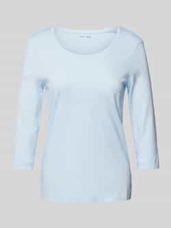 Christian Berg Woman T-shirt met 3 4-mouwen in effen design