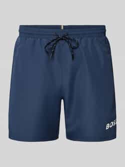 Boss Relaxed fit zwembroek met labelprint model 'STARFISH'