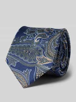 Prince Bowtie Zijden stropdas met all-over paisleystitching (7 cm)
