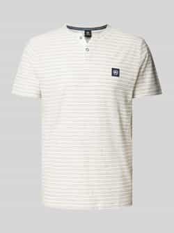 Lerros T-shirt met gestreept patroon